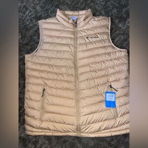 NWT Men’s Columbia Tan Insulated Puffer Vest